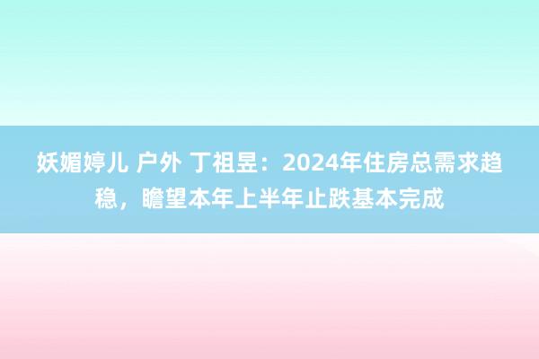 妖媚婷儿 户外 丁祖昱：2024年住房总需求趋稳，瞻望本年上半年止跌基本完成