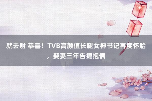就去射 恭喜！TVB高颜值长腿女神书记再度怀胎，娶妻三年告捷抱俩
