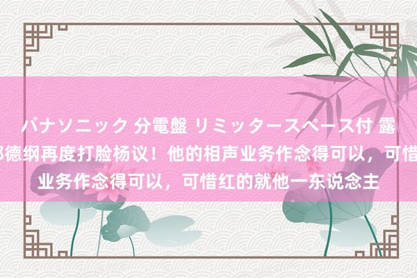 パナソニック 分電盤 リミッタースペース付 露出・半埋込両用形 郭德纲再度打脸杨议！他的相声业务作念得可以，可惜红的就他一东说念主
