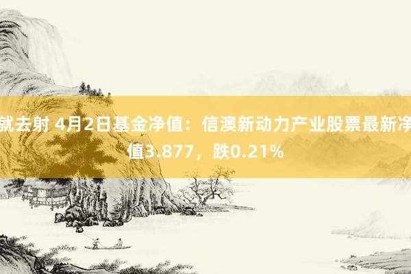 就去射 4月2日基金净值：信澳新动力产业股票最新净值3.877，跌0.21%