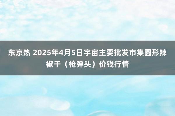 东京热 2025年4月5日宇宙主要批发市集圆形辣椒干（枪弹头）价钱行情