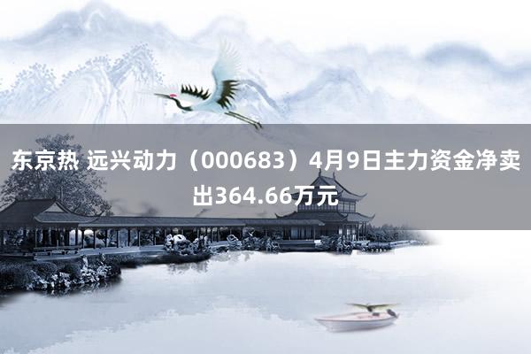 东京热 远兴动力（000683）4月9日主力资金净卖出364.66万元